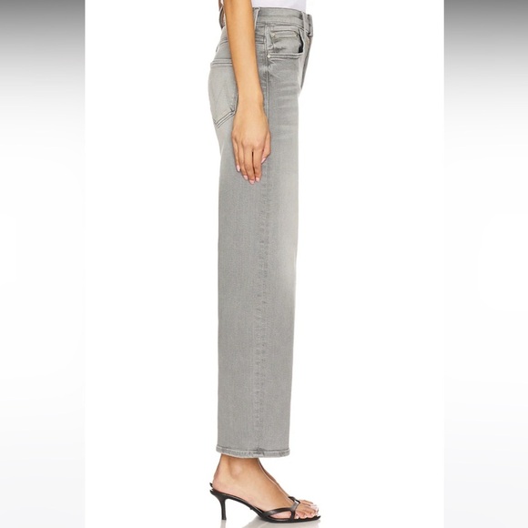 NWT MOTHER denim dodger flood noted wash grey size 24 - Picture 12 of 14